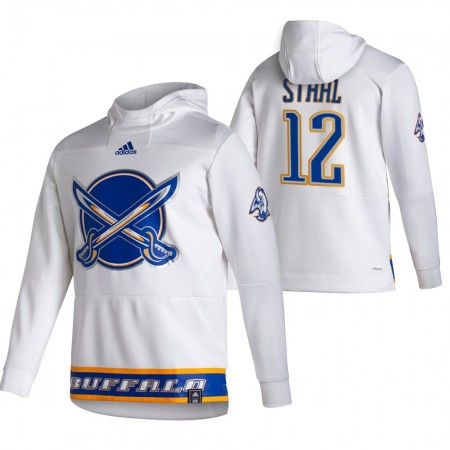 Herren Buffalo Sabres Eric Staal 12 2020-21 Reverse Retro Pullover Hooded Sweatshirt